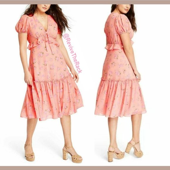 NEW LoveShackFancy for Target Dainty Fleur floral Midi Dress [ PLUS‎ 20W ] - Picture 1 of 12